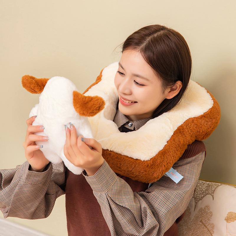 Rabbit Chicken Dog Bread Plush Toy Room Decoration Ornaments Gift Christmas