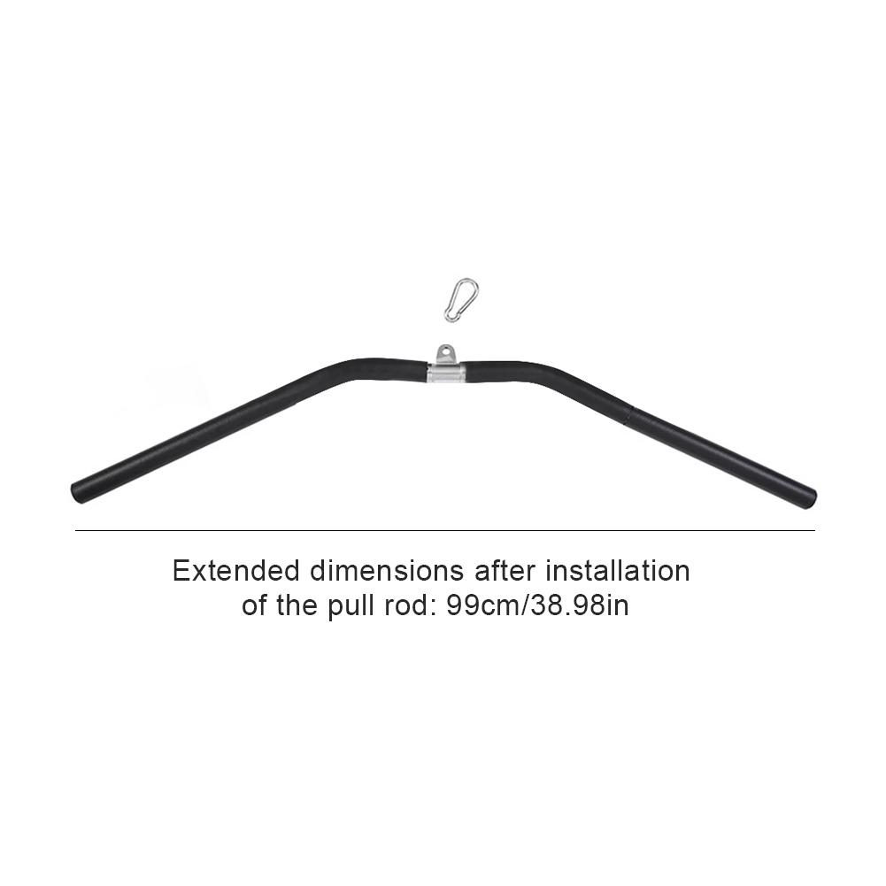 LAT Pull Down Bar Curl Pulldown Bar Detachable Triceps Pulldown Bar Adjustable LAT Pulldown Handle Attachments for Shoulder Back