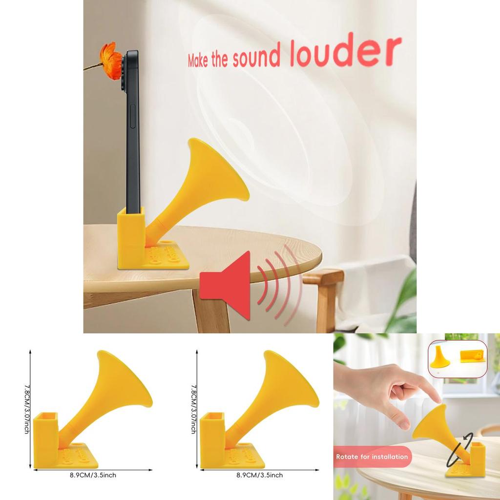 Tragbarer Telefonverstärker Lautsprecher Schreibtischständer Mit Soundverstärkung Für Den Heimgebrauch