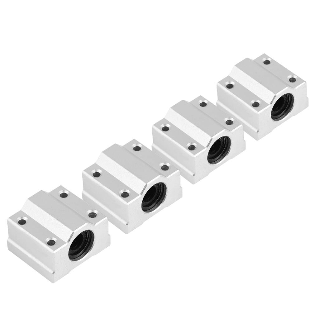4 Stück SCS8UU 8mm Lineare Bewegung Kugelgelagerte Gleitbuchse Gleitblock für 3D-Drucker