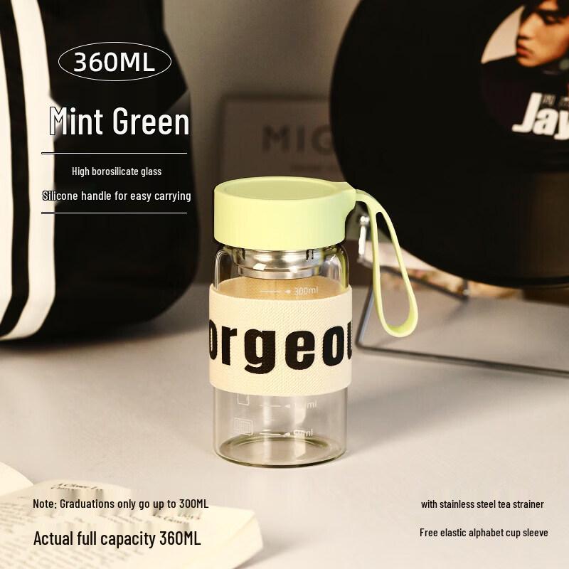 High Borosilicate Glass Portable Measuring Cup