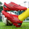 Männer Fußball Stiefel Lange Spikes Hohe Knöchel Fußball Schuhe FG Outdoor Gras Stollen Fußball Stiefel Training Sport Fußball Schuhe