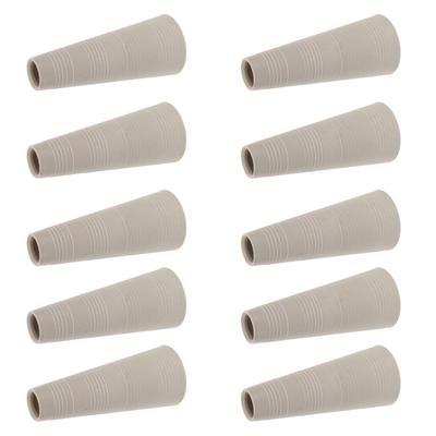 10 uds Tubos para Enrollar Hilo Textil Conos Cónicos de Plástico Para Lana Tejer Proyectos de Manualidades DIY Suministros para Máquinas de Coser Gris