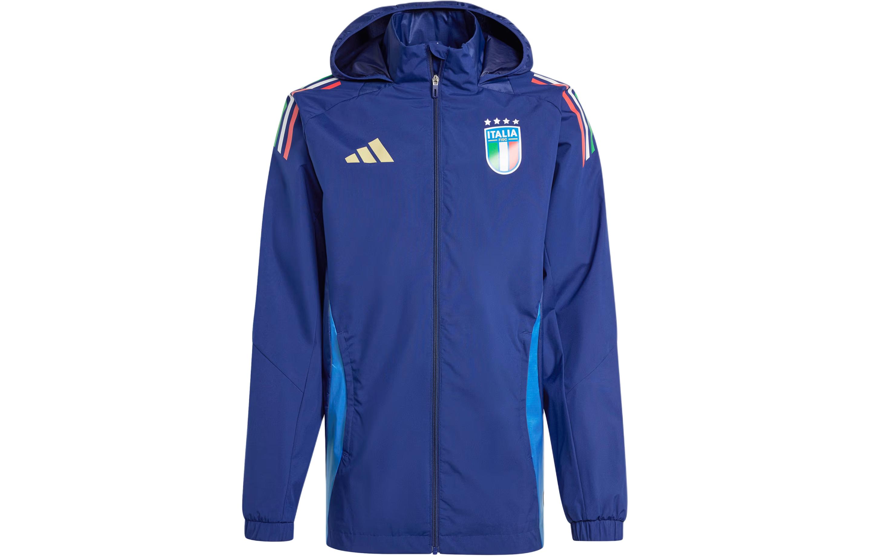 Adidas Italy Tiro 24 Competition All Weather Jacket Jackets & Coats Men s Dark Blue IQ2160 M