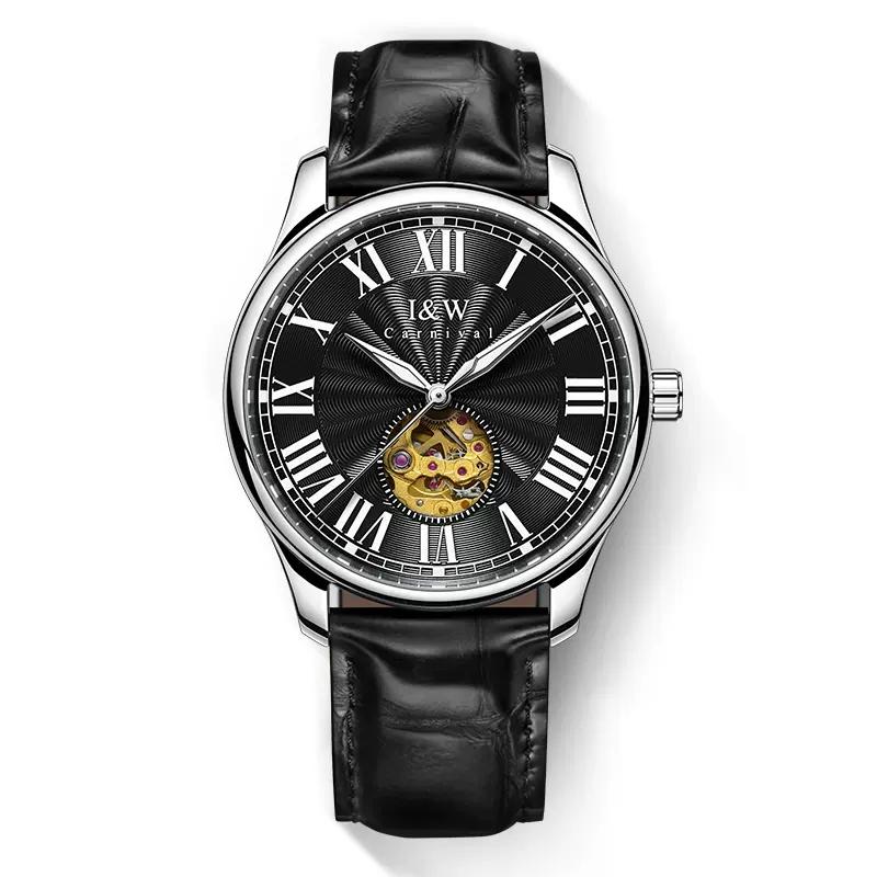 Carnival Automatic Mechanical Watches for Man Brand Luxury MIYOTA Movement Men Waterproof Sapphire Wristwatch Clock Montre Homme