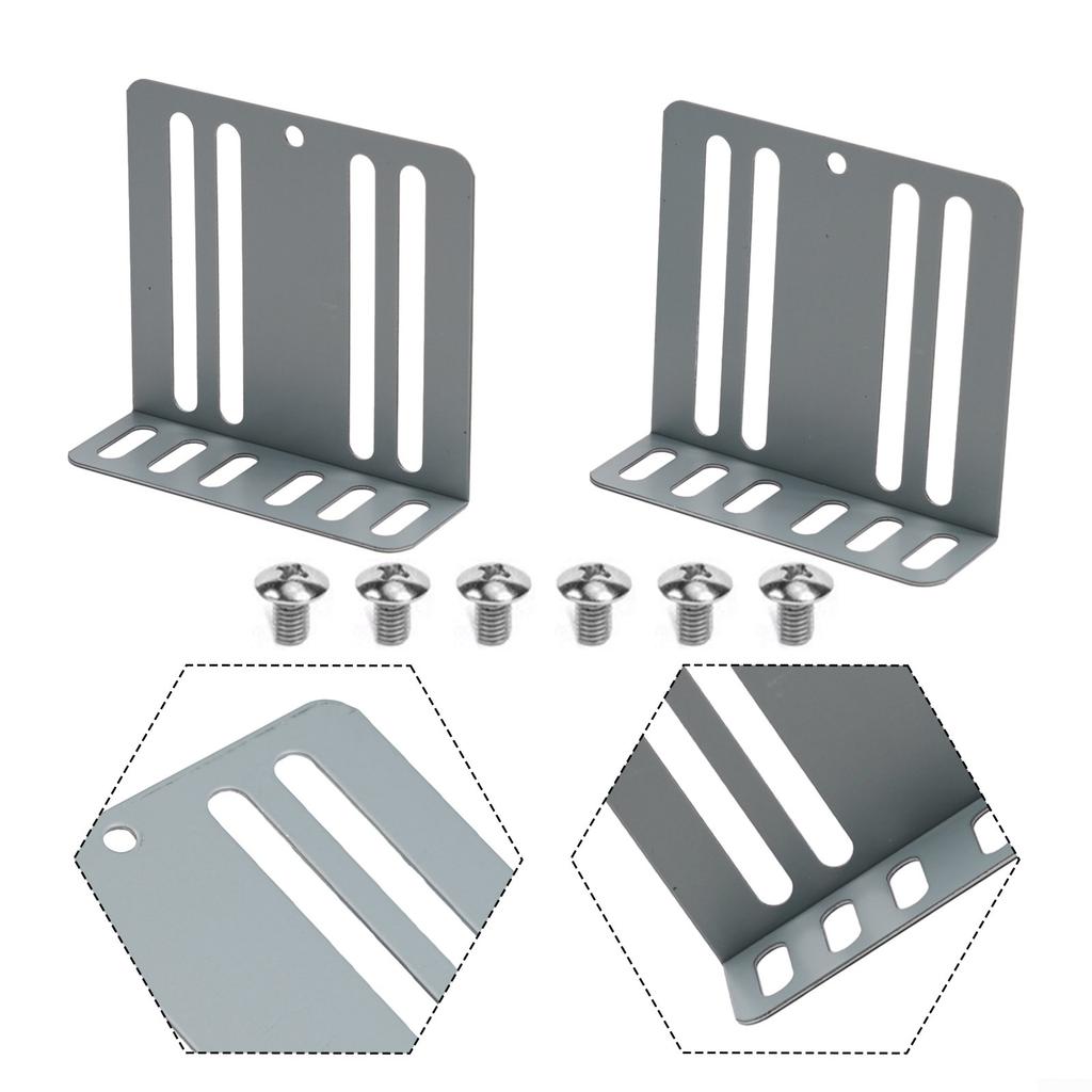 Car Radio Mounting Accessory Replacement Silver 2 Din