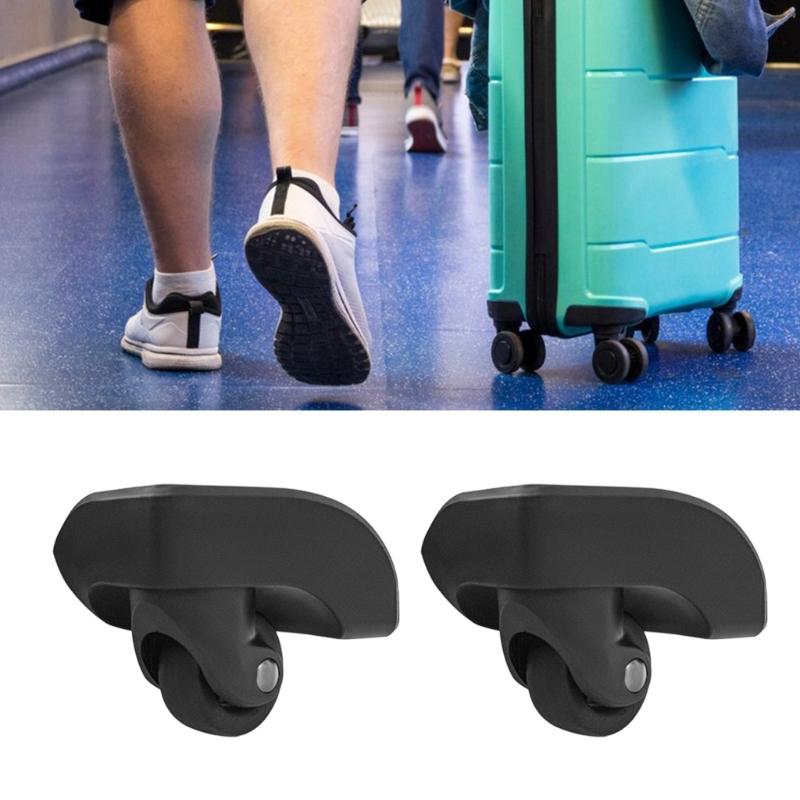 4Pcs Universal Suitcase Wheel Replacement Suitcase Wheel for Practical Durability and Smooth Maneuverability