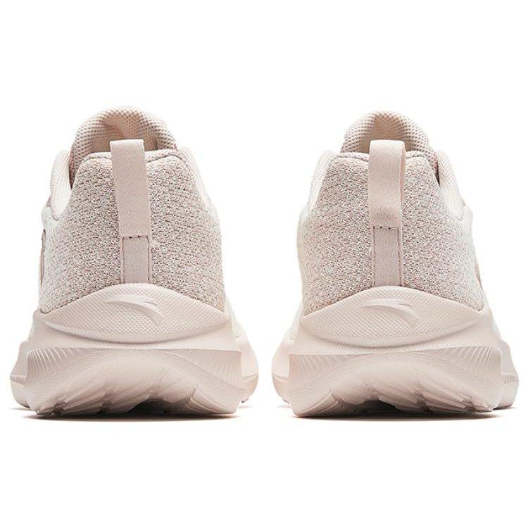 Anta Slip Resistant Abrasion Resistant Slip Resistant Abrasion Resistant Low top Running Shoes Women's White Pink 922335505-3