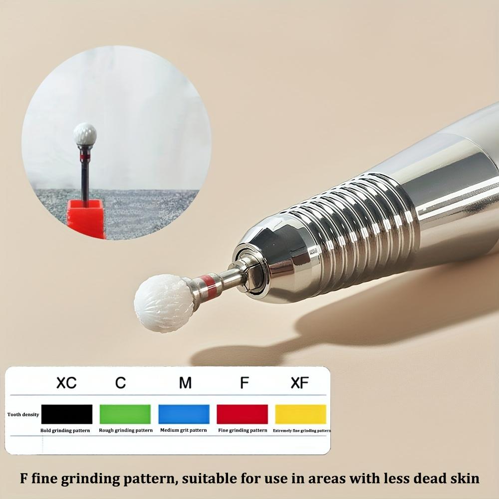 1 PC Professional Ceramic Nail Drill Bit - Heavy Duty Nail Drill Bit with Precision Cutting Edge for Gel Polish, Acrylic, Dead Gloss Beige Removal