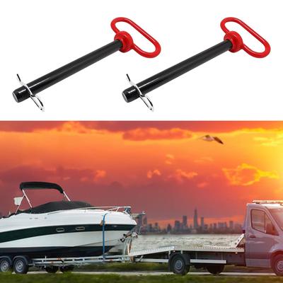 2Pcs Tractor Towing Hitch Pin and Clips Trailer Component Repair Spare Part Assembly