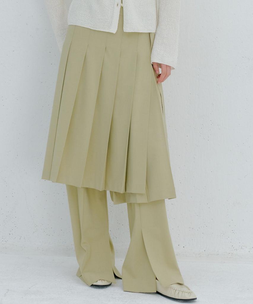 Okuka Pleated Wrap Skirt - 2 Colors