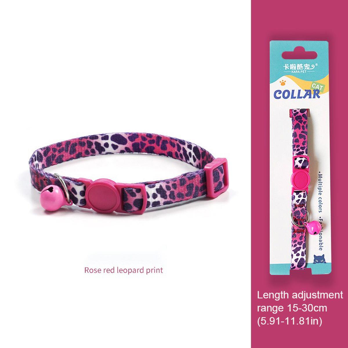 

Кошачий плетеный ошейник 15-30 см с колокольчиком, анти-удушье, удобная безопасная пряжка, украшение для питомца