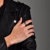 Horus Eye Adjustable Ring Men Women Vintage Boho Geometric Plated Copper Finger