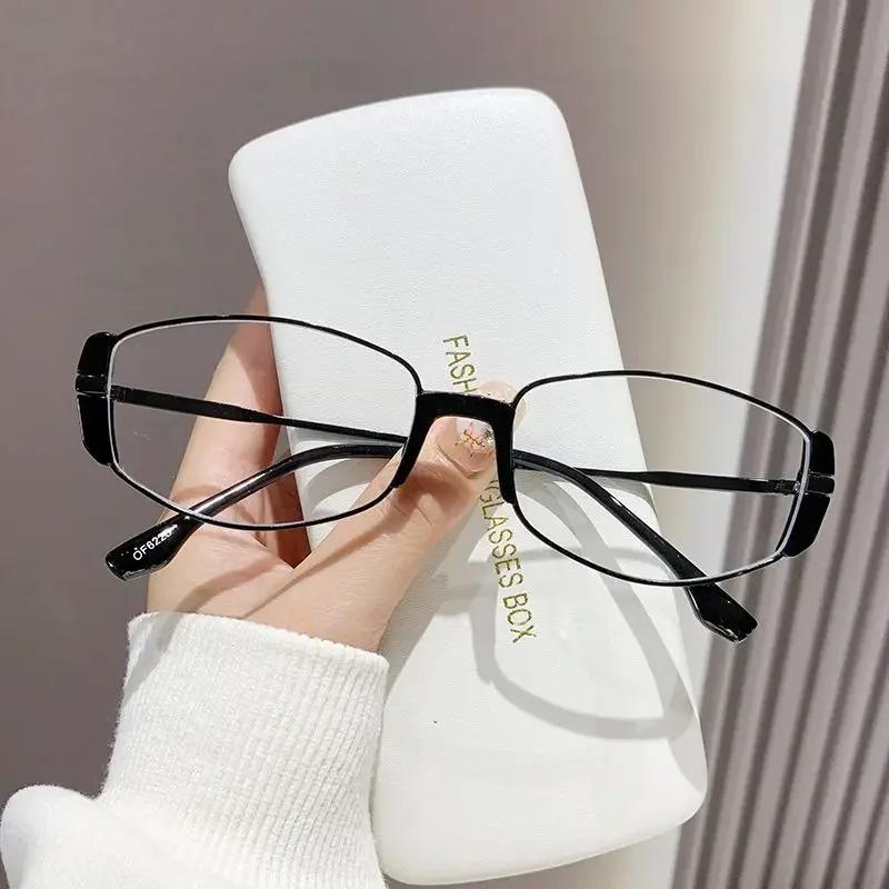 

Luxury Cat Eye Metal Sunglasses For Women New Modern Retro Tea Narrow Frame Sunglasses Vintage Men Travel Outdoor Sunglasses
