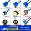 H1 H3 H4 H7 H8 H11 High Temp Resistant Ceramic Headlight Socket