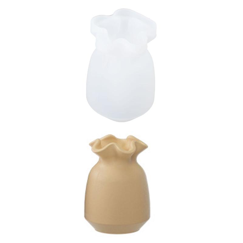 Test Tube Vase Mold Hydroponic Plant Flower Pots Silicone Mould Candle Holder Molds Plaster Resin Casting Molds Decors