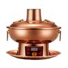 ZHOUYUEHENGSHENG Elektrický měděný horký hrnec na uhlí