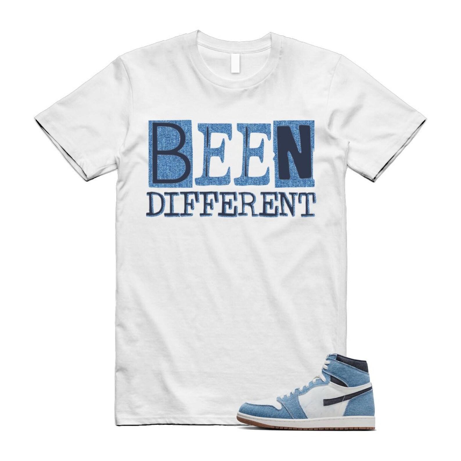 1 Denim Summit White Obsidian Retro High OG T Shirt Match BEEN XL