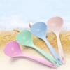 4 Colors Long Handle Soup Spoon 1pcs Dinner Scoops Wheat Straw  Large Porridge Spoon Tableware Dinnerware Kitchen Cooking Tool