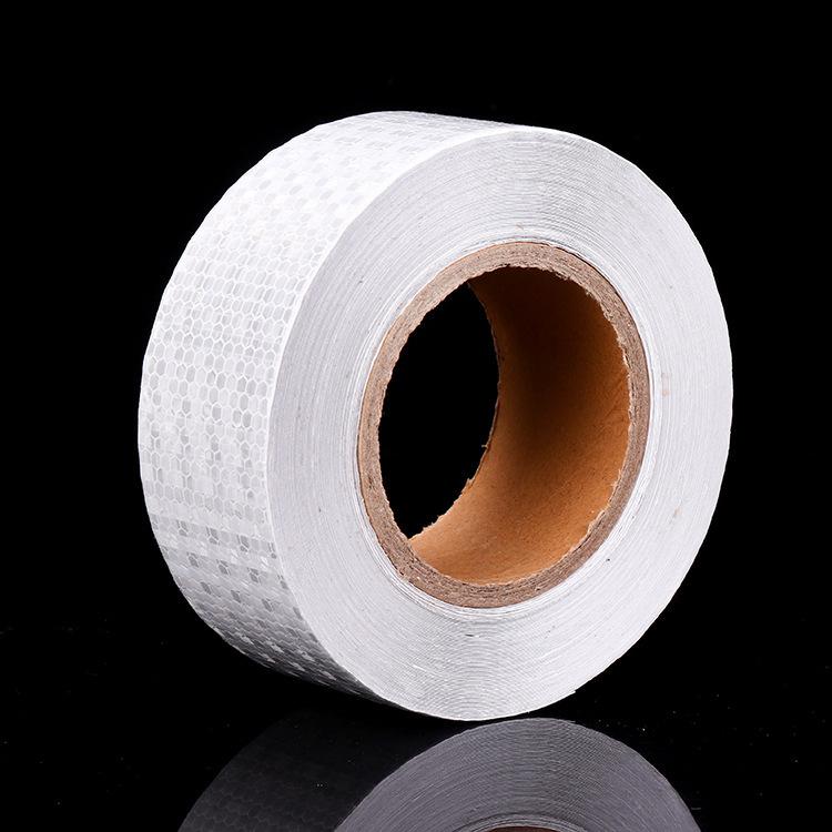 Red Selfadhesive Reflector PVC Tape High Visibility Reflective Warning Tape For Van Car Traffic Sign