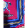 Used HERMES Scarf Kare90 Horse Pattern Red Series
