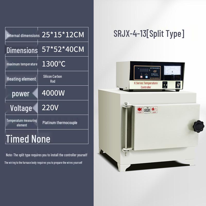 High-Temperature Laboratory Muffle Furnace for Quenching and Ash Treatment