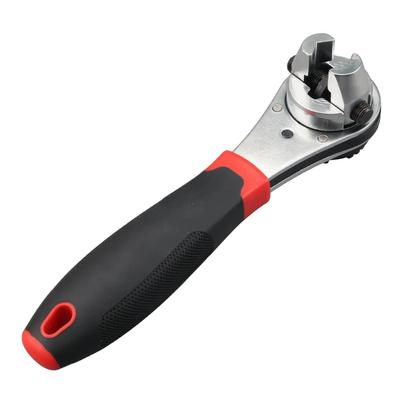 Çok Fonksiyonlu Ayarlanabilir 6-22mm Evrensel Cırcır Anahtarı Krom Molibden Çelik Düz Sap