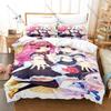 NEKOPARA OVA Themed Duvet Cover + 2 Pillowcases, Kawaii Cat Maid Anime Graphic Bedding Set Home Dorm Decoration