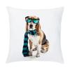 45X45Cm Dog Peach Skin Hug Pillowcase Custom Bedroom Car Sofa Cushion Pillowcase Cushion Cover