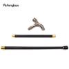 Golden Black Flowing Lines Luxury Fashion Cosplay Walking Stick Party Decorative Cane Elegant Crosier Knob Walking Stick 92cm