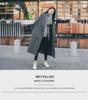 Women's Plaid Wool Coat, Padded Mid-Length Loose Korean Style for Winter 2025.