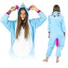 Pigiama da uomo pegaso kigurumi tuta intera carnevale caldo costume travestimento m Costume tuta intera blu/rosa pegaso - M