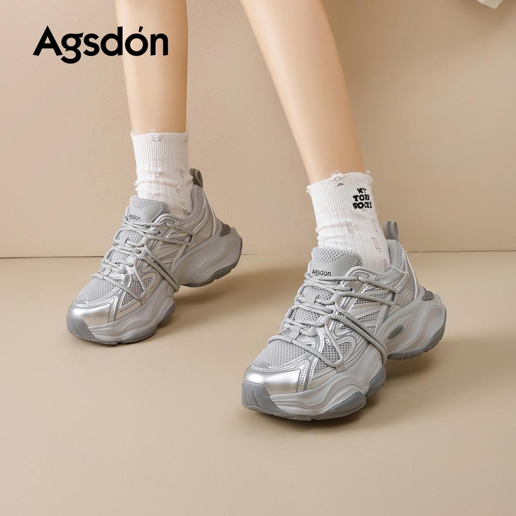 Platform dad shoes new spring light and comfortable casual shoes with wide-leg pants sneakers