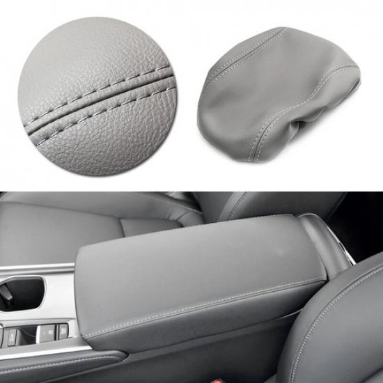 For Honda Accord 10th Gen 18 19 Leather Center Console Armrest Box Cover Gray