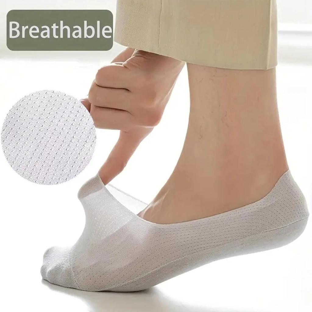 Ultra Thin Liner Non Slip No Show Socks, No Show Socks Women Men, Soft Breathable Ice Silk Sock