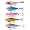 Metal Jig 5pcs Set Fishing Lure 10G 15G 20G Spoon Sea Boat Shore Long Casting Slow Jigging Sea Fishing Lures Trout Pesca