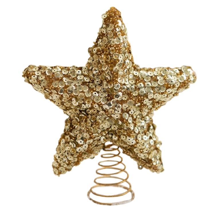 Christmas Tree Star Decors Festival Star Tree Decoration for Christmas Tree Elegant Tabletop Ornament