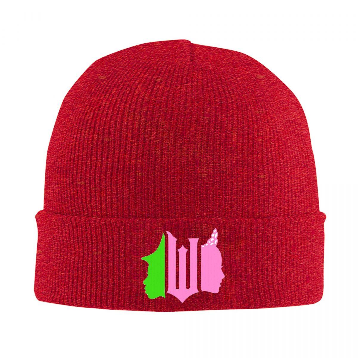 

Wicked Movie Elphaba And Glinda Warm Knitted Cap Winter Knit Bonnet Hat Skullies Beanies Hip Hop Caps for Unisex One Size
