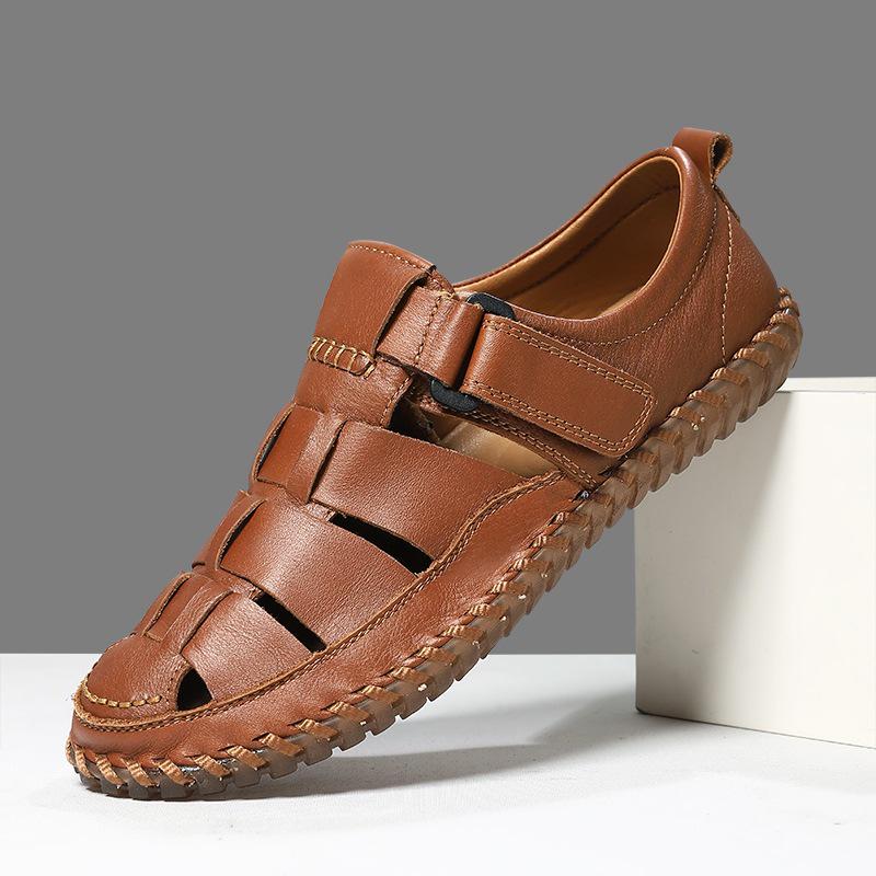 Sommer 2026 Herren Atmungsaktiv Große Größe Römische Webart Strand Sandalen
