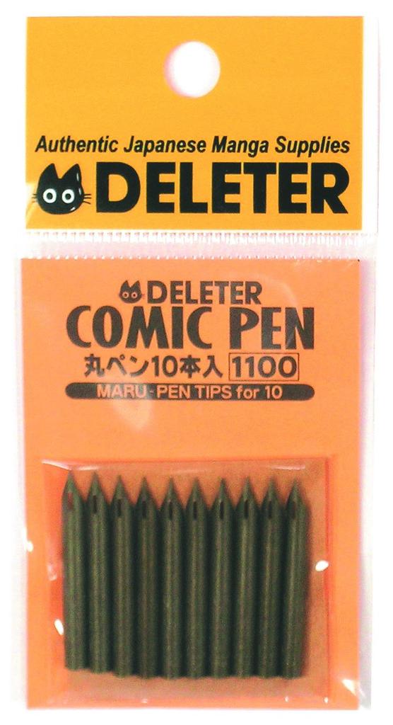 Deleter Round Pen, Pack of 10, 10x5x0.6cm, 3411001