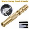 Adjustable Water Spray Torch Nozzle High Pressure with Quick-connect Connector Direct Spray Sprinkler Pressure Washer 1/2" 3/4"