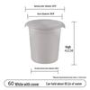 ZISIZ Extra Large Thickened Plastic Bucket