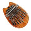 Mini Kalimba 8 Tangenter Tommelpiano Massivt Tre Barnegave for Nybegynner Bærbar med Lanyard