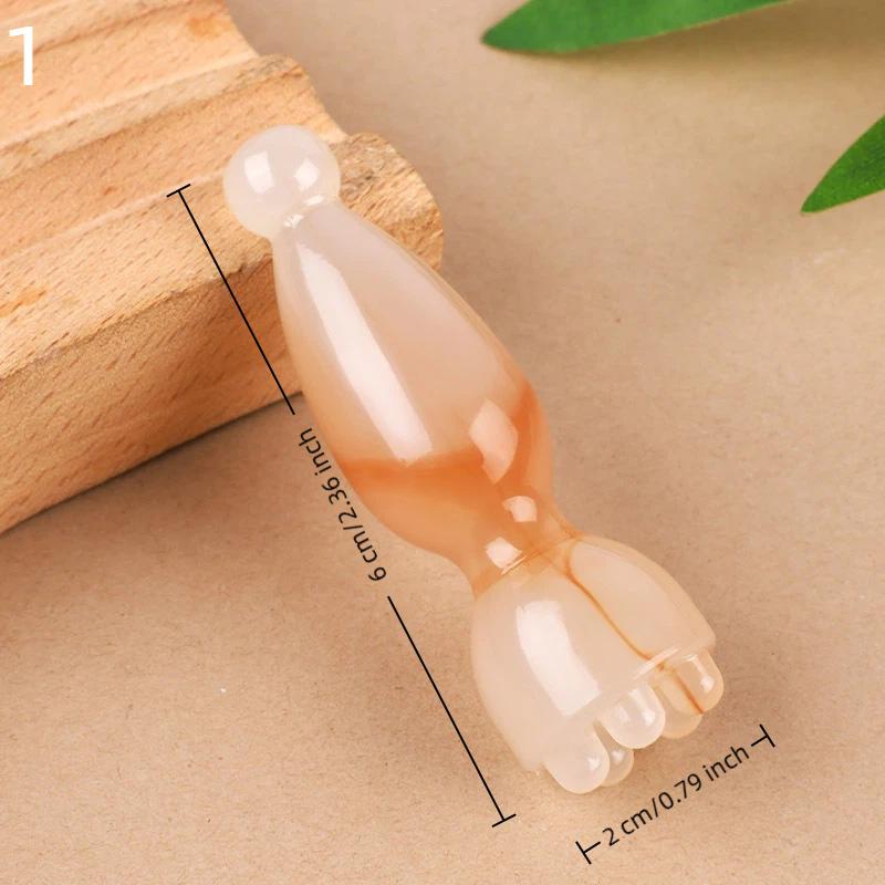 Smooth Face Massage Tool Resin Gua Sha Face Skin Care Massage Stick Lotus Seedpod Shape Massager Facial Physiotherapy Tool