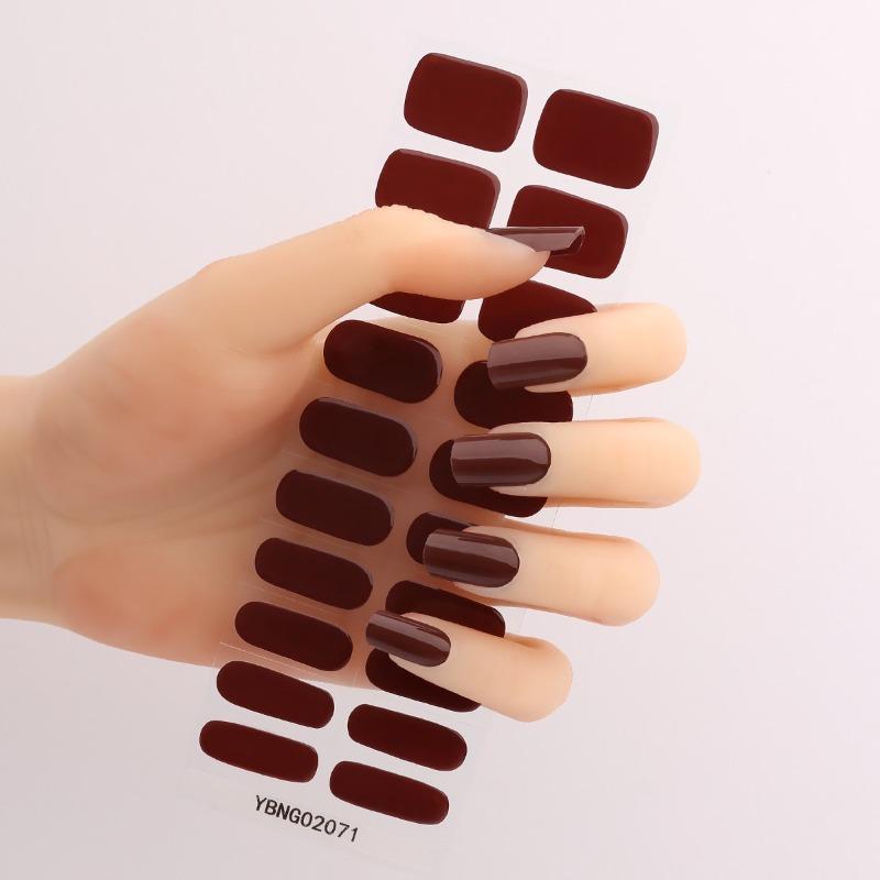 Semi-curing Light Therapy Nail Stickers Gel Nail Stickers Semi-curing Light Lamp Nail Stickers Harden, Last Long and Are Waterproof