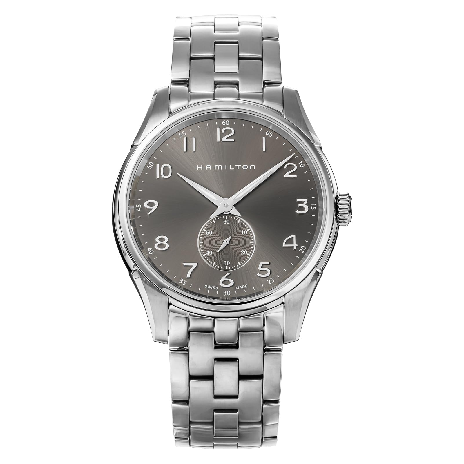 

Hamilton Thinline Small Second Quartz Watch H38411183 Silver Men s [Used] сірий колір