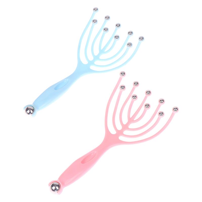 Nine Claw Head Massager Head Relax Octopus Shape Scalp Relax Deep Massage Comb