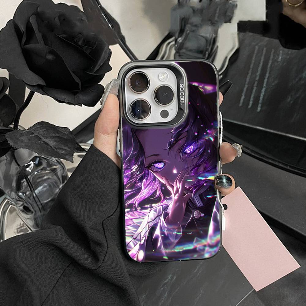 Oshi No Ko A-Anime Cute Phone Case For IPhone 16 17 15 14 12 13 Pro Max Black Color Shockproof Cover