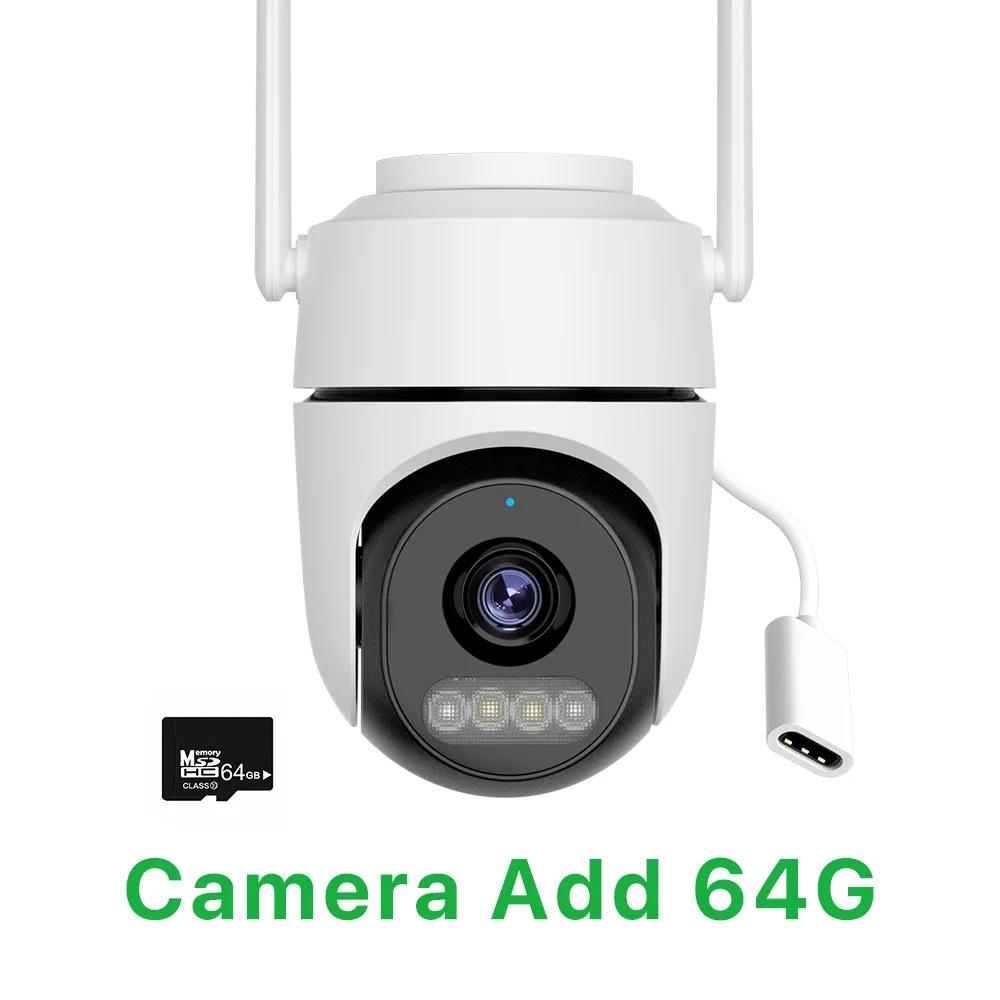 iCSee Single-Lens WiFi Home Camera: 360° Full-Color Night Vision for Smart Wireless Security