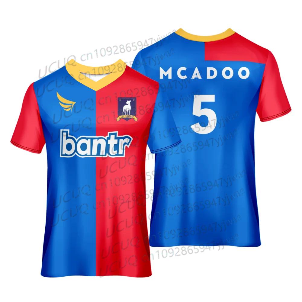Summer Men's Women's American TV Series Roy Kent NO.6 Jamie Tartt Football Jersey Quick Drying Sports Plus Size T-shirt